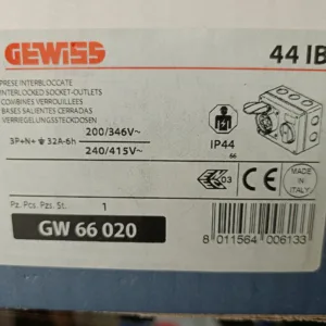 switch socket GW66020 GEWiSS