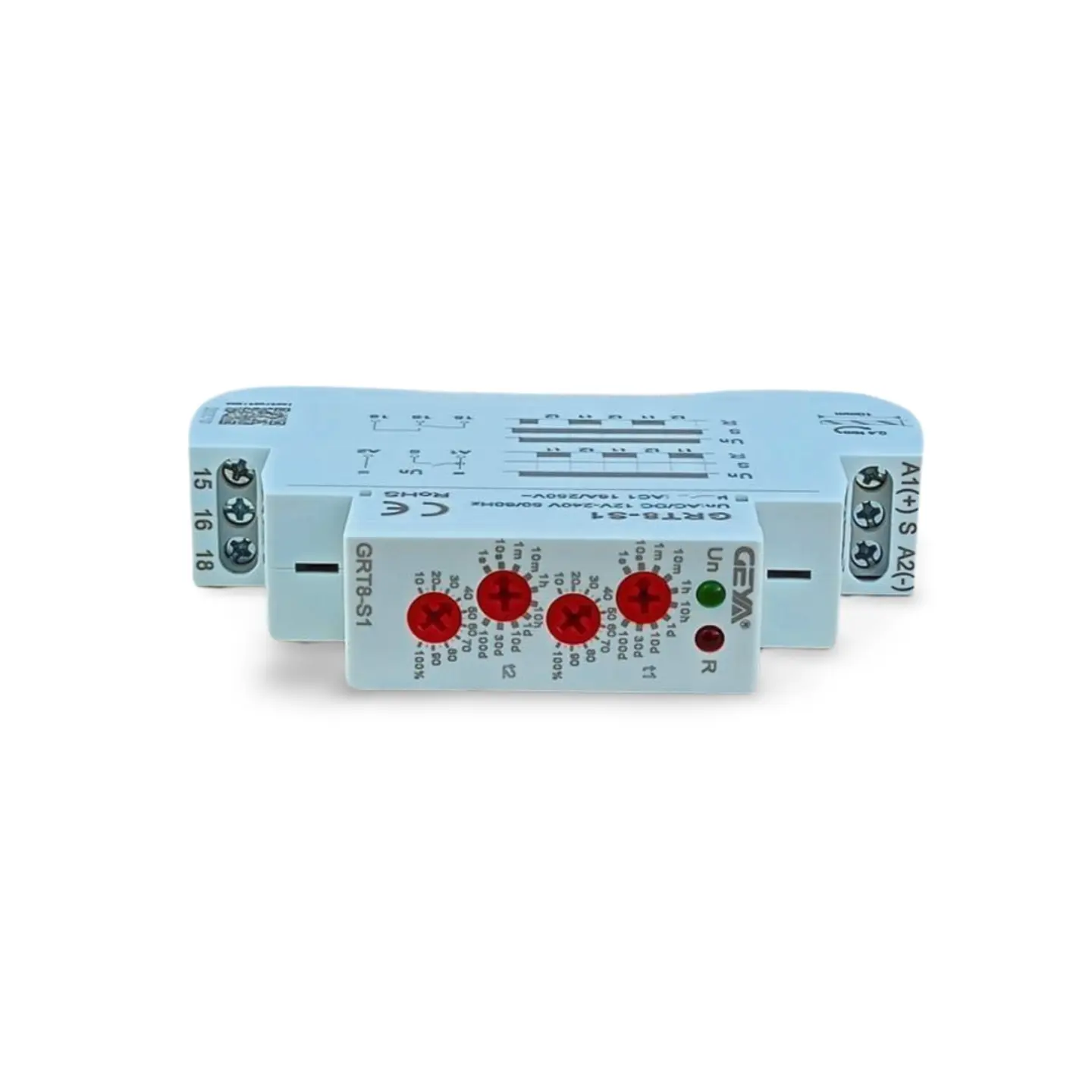 GRT8-TS Bluetooth Time Control Switch – 24V Timer, 8 On/8 Off Settings, AC 220V, Programmable Relay